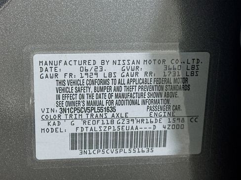 Used 2023 Nissan Kicks SV image 12