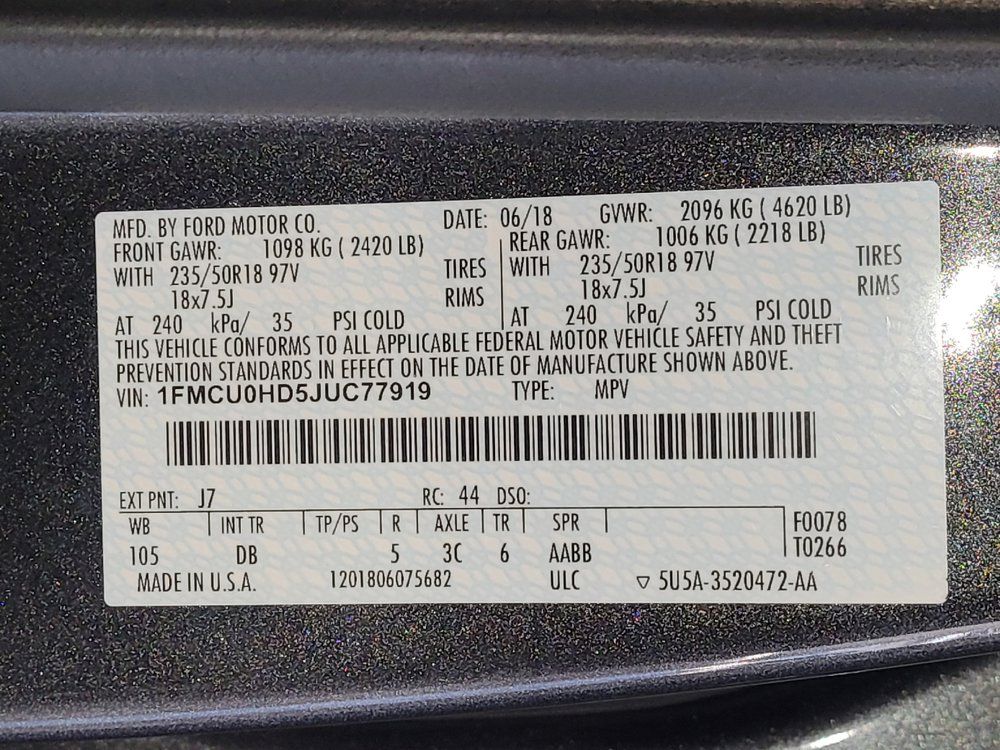 Used 2018 Ford Escape SEL FWD image 33