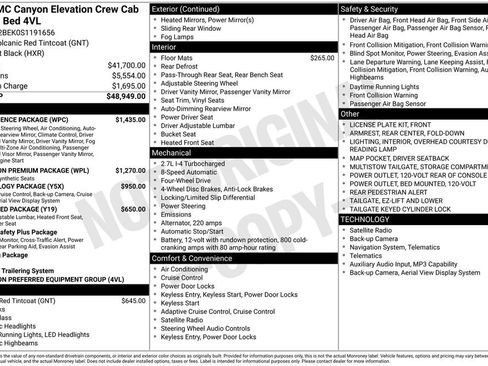 Used 2025 GMC Canyon Elevation w/ Convenience Package image 6