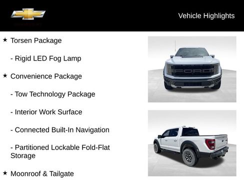 Used 2022 Ford F150 Raptor w/ Equipment Group 801A High AWD/4WD image 19