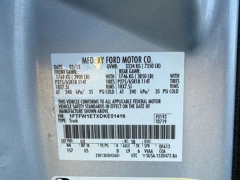 Used 2013 Ford F150 XLT w/ Luxury Equipment Group image 23