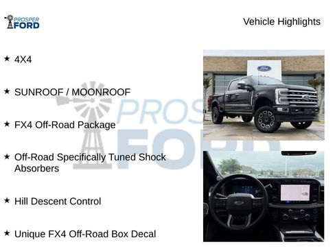 Used 2024 Ford F350 Platinum w/ FX4 Off-Road Package AWD/4WD image 5