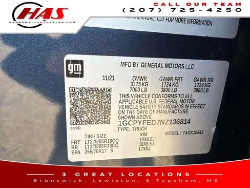 Used 2022 Chevrolet Silverado 1500 LT Trail Boss image 13