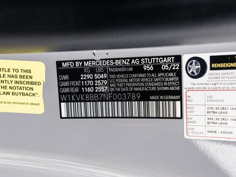 Used 2022 Mercedes-Benz SL 63 AMG 4MATIC image 42