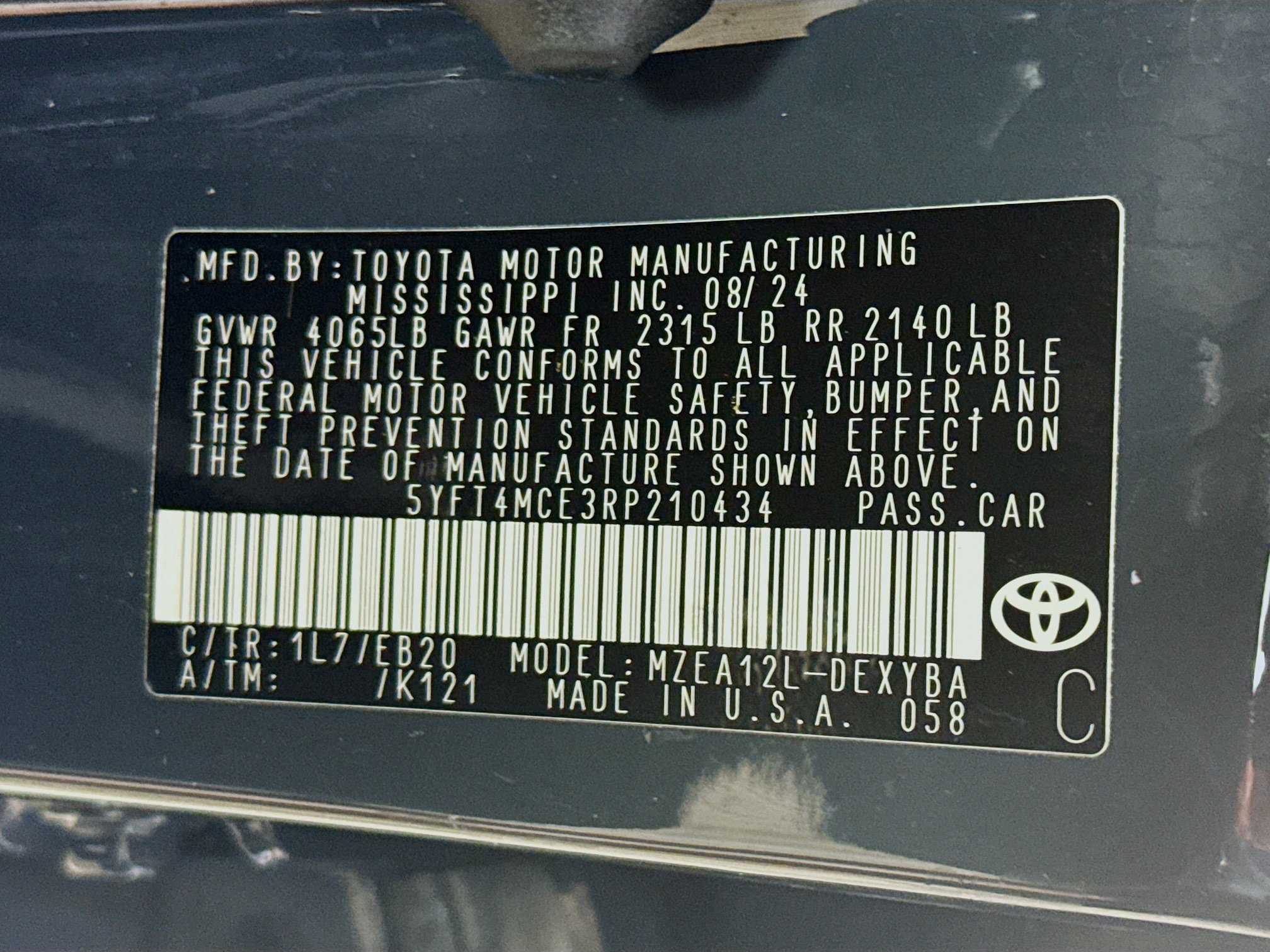 Used 2024 Toyota Corolla XSE FWD image 40