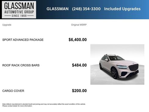 Certified 2024 Genesis GV70 3.5T Sport w/ Sport Advanced Package image 6