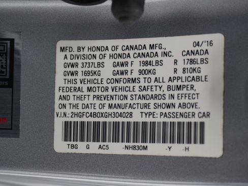 Used 2016 Honda Civic LX-P image 31