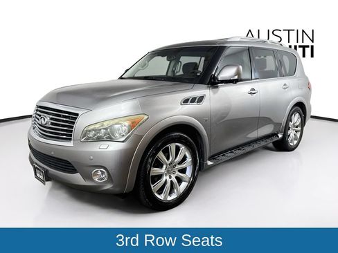 Used 2014 INFINITI QX80 4WD w/ Deluxe Touring Package image 3