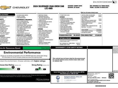 Used 2024 Chevrolet Silverado 2500 LTZ AWD/4WD image 3