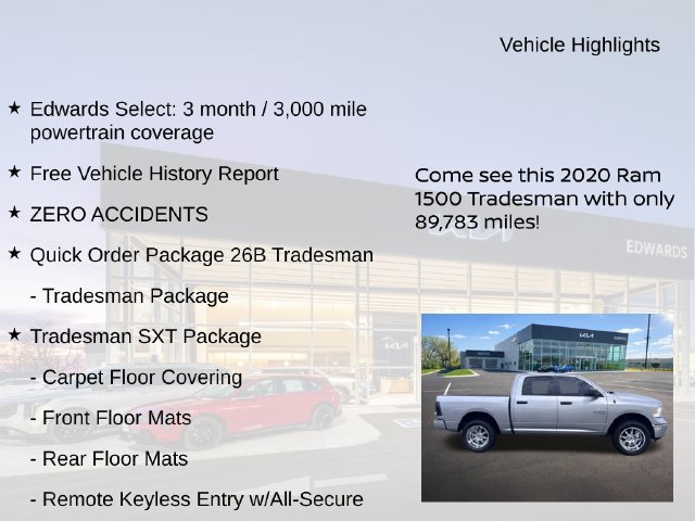Used 2020 RAM 1500 Tradesman w/ Tradesman SXT Package AWD/4WD image 8