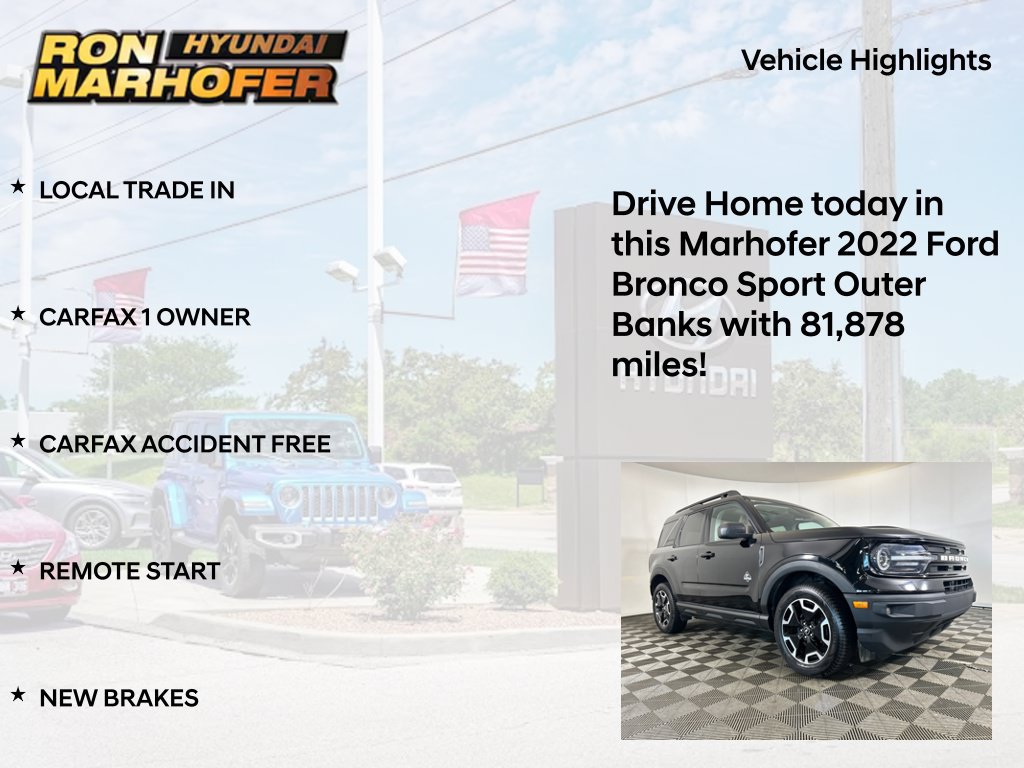 Used 2022 Ford Bronco Sport Outer Banks w/ Tech Package AWD/4WD image 15