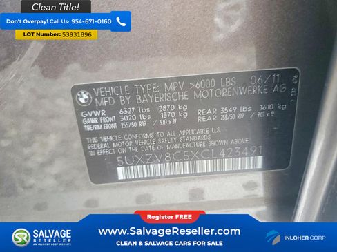 Used 2012 BMW X5 xDrive50i AWD/4WD image 17