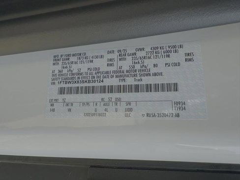 New 2025 Ford Transit 350 148 High Roof Extended w/ Load Area Protection Package image 29