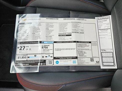 New 2026 Chevrolet Equinox RS w/ Safety and Technology Package image 19