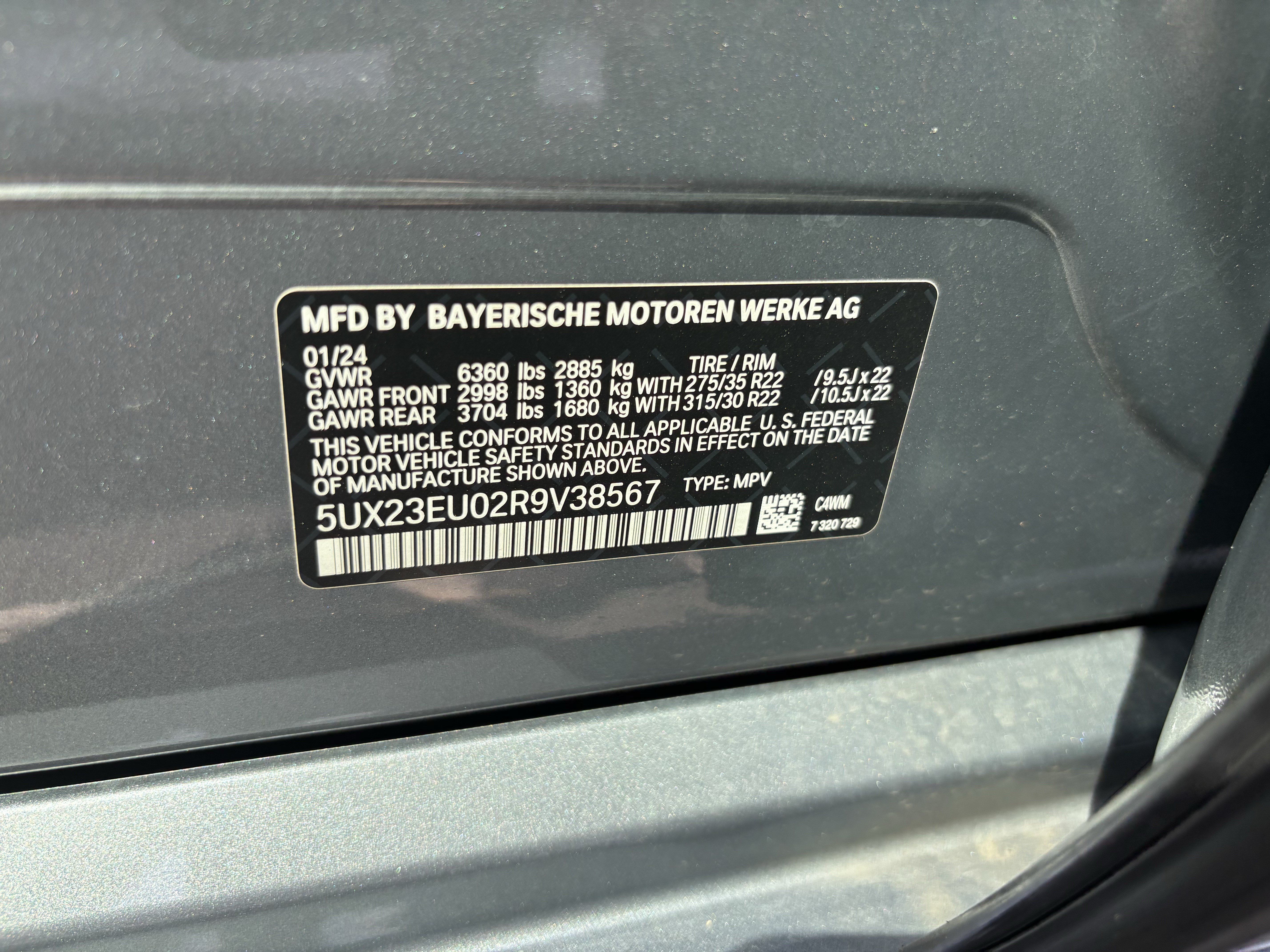 Certified 2024 BMW X5 xDrive40i w/ M Sport Package AWD/4WD image 37