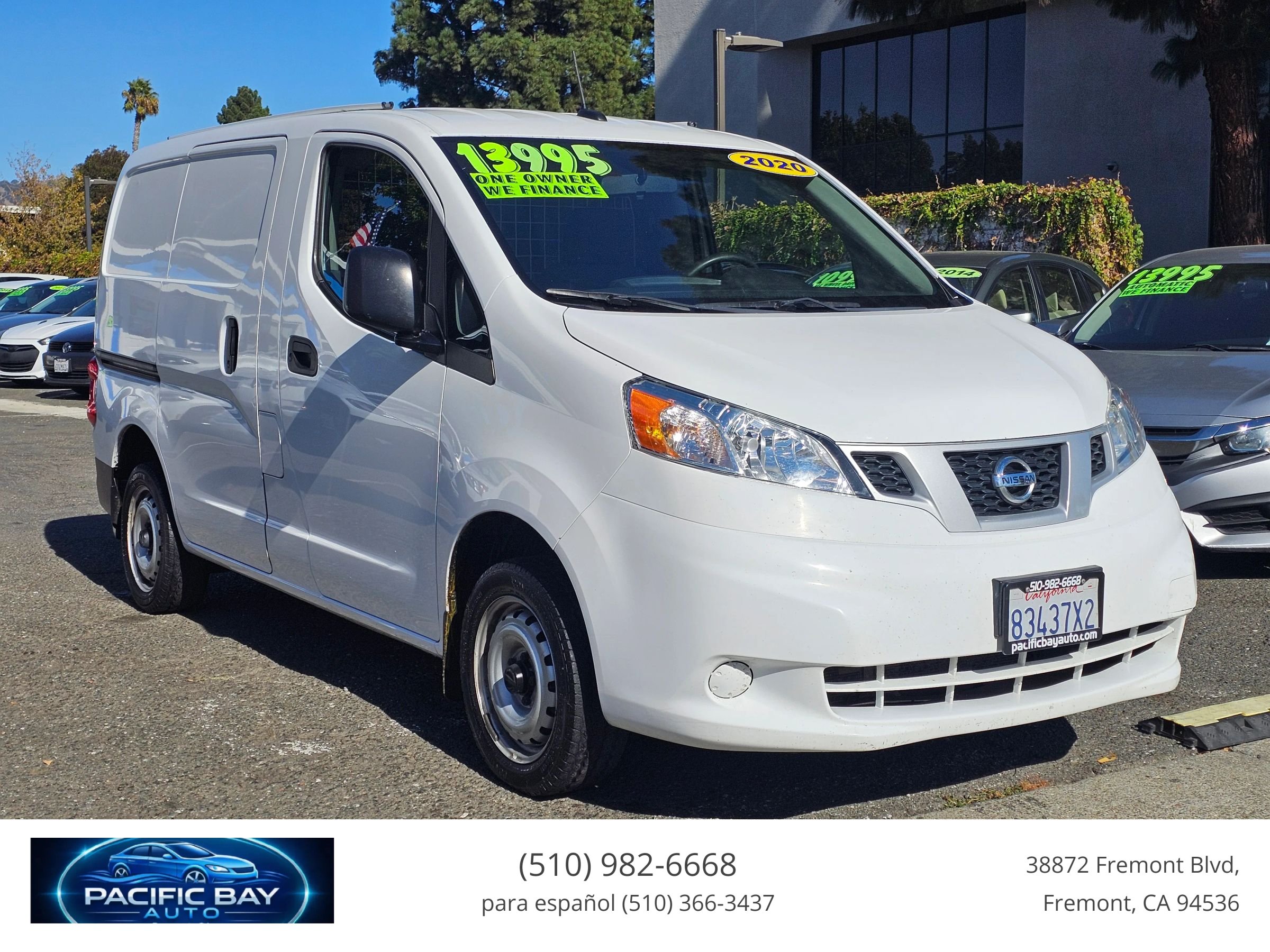 Used 2020 Nissan NV200 S w/ Back Door Glass Package FWD image 1