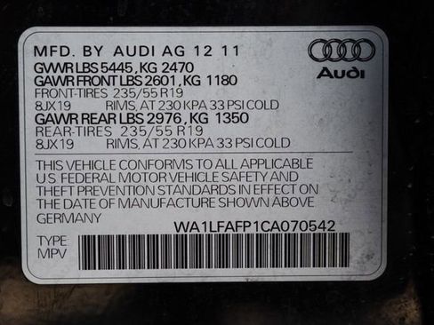 Used 2012 Audi Q5 2.0T Premium Plus w/ Premium Plus Pkg image 78