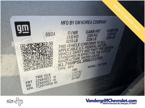 Used 2024 Chevrolet TrailBlazer LT w/ Convenience Package FWD image 27