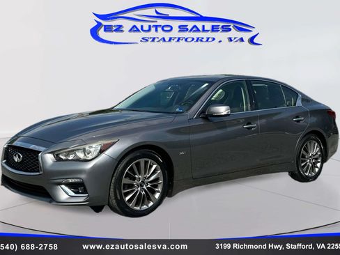 Used 2018 INFINITI Q50 Luxe w/ Essential Package (3.0T Luxe) AWD/4WD image 1