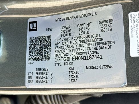 Used 2022 GMC Canyon AT4 w/ Trailering Package image 32