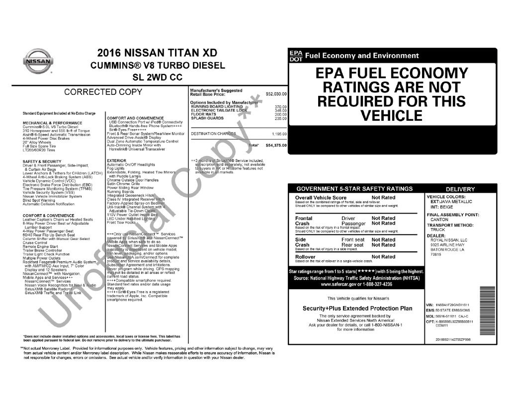 Used 2016 Nissan Titan SL RWD image 12