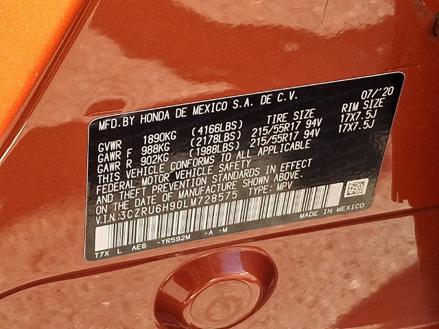 Certified 2020 Honda HR-V Touring image 28