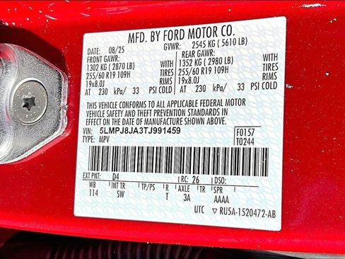 New 2026 Lincoln Nautilus Premier w/ Equipment Group 102A image 13