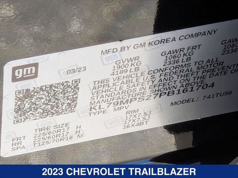 Used 2023 Chevrolet TrailBlazer LT FWD image 24