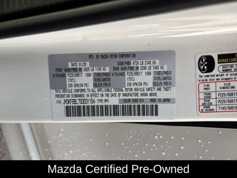 Certified 2025 MAZDA CX-5 AWD 2.5 S w/ Select Package image 32