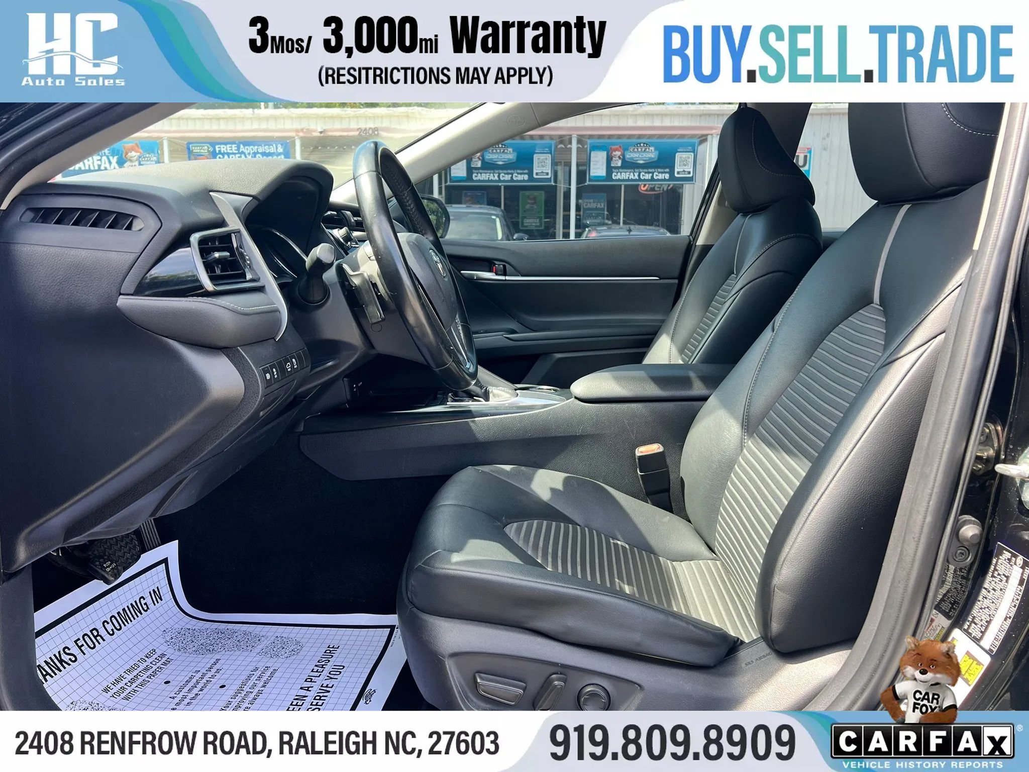 Used 2019 Toyota Camry SE w/ Convenience Package FWD image 11