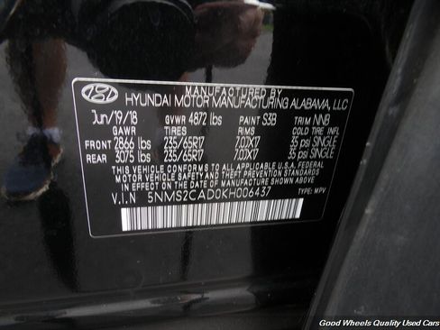 Used 2019 Hyundai Santa Fe SE AWD/4WD image 23