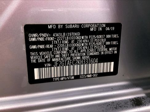 Used 2019 Subaru Crosstrek 2.0i Premium w/ Eyesight System image 36