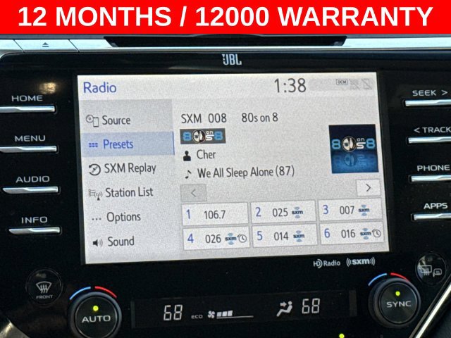 Used 2018 Toyota Camry XLE w/ Audio Package FWD image 20
