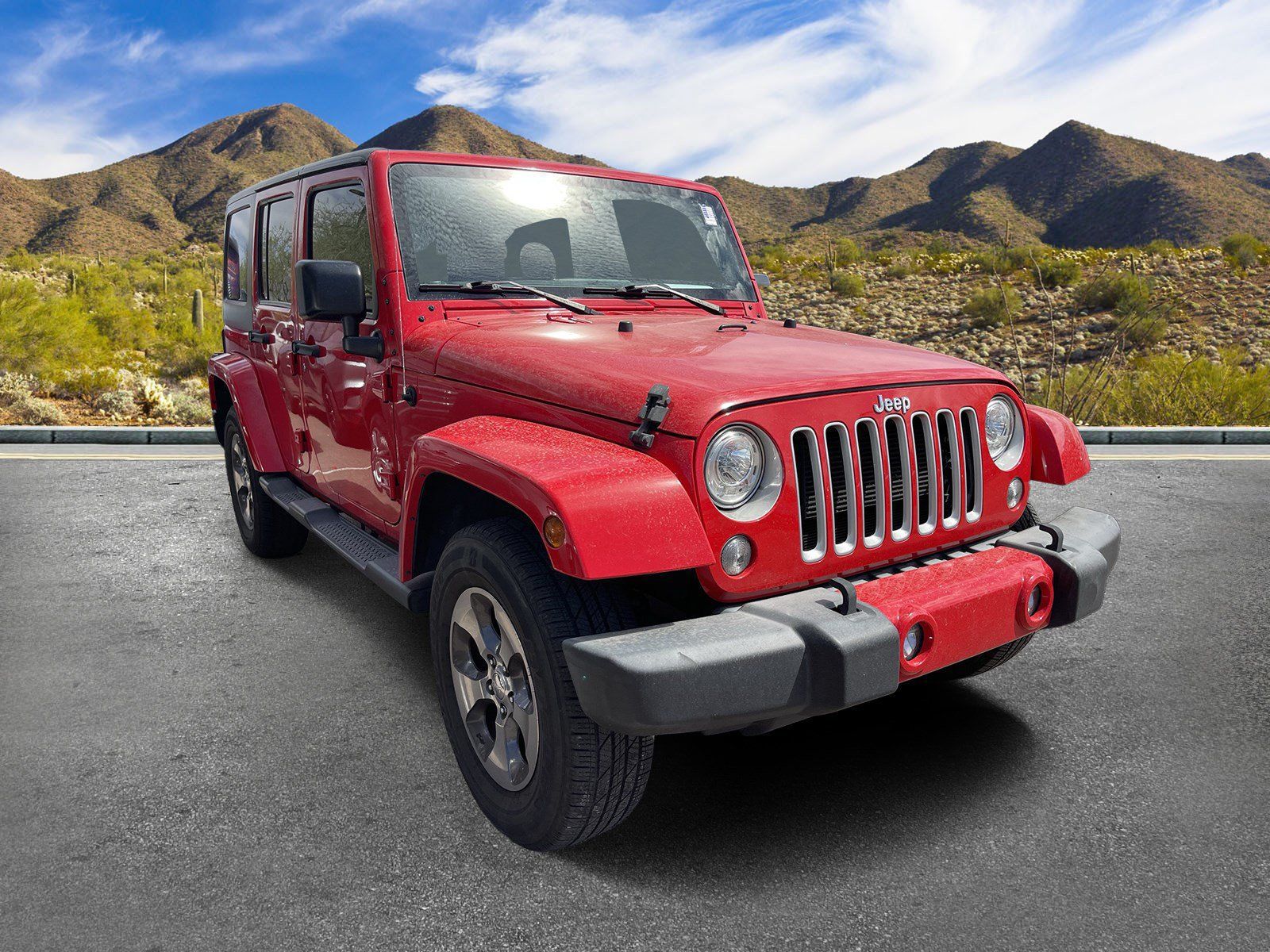 Used 2017 Jeep Wrangler Unlimited Sahara w/ Connectivity Group AWD/4WD image 3