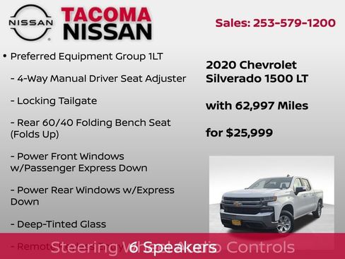 Used 2020 Chevrolet Silverado 1500 LT image 8
