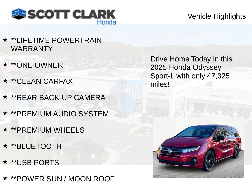 Used 2025 Honda Odyssey Sport-L image 11