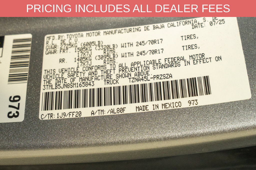 Certified 2025 Toyota Tacoma SR5 AWD/4WD image 20