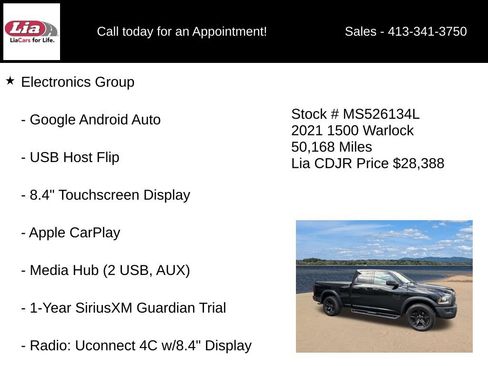 Used 2021 RAM 1500 Warlock w/ Electronics Group AWD/4WD image 21