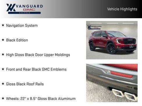 New 2026 GMC Acadia Elevation w/ Black Edition FWD image 12