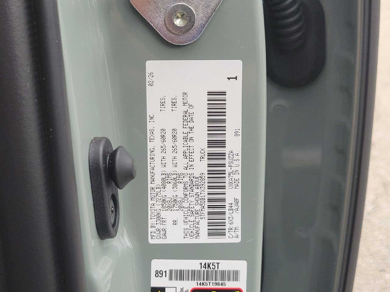 Used 2026 Toyota Tundra 1794 Edition AWD/4WD image 32
