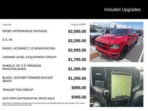 Certified 2021 RAM 1500 Laramie w/ Sport Appearance Package AWD/4WD image 5