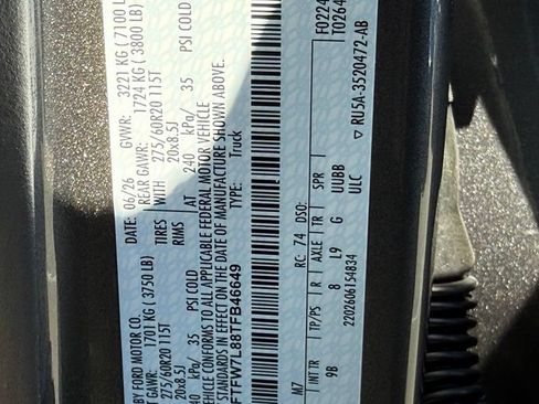 New 2026 Ford F150 Platinum w/ Equipment Group 702A High AWD/4WD image 51