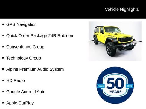 Used 2024 Jeep Wrangler Unlimited Rubicon w/ Technology Group AWD/4WD image 8