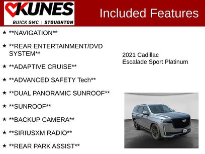 Used 2021 Cadillac Escalade Sport Platinum w/ LPO, ONYX Package
