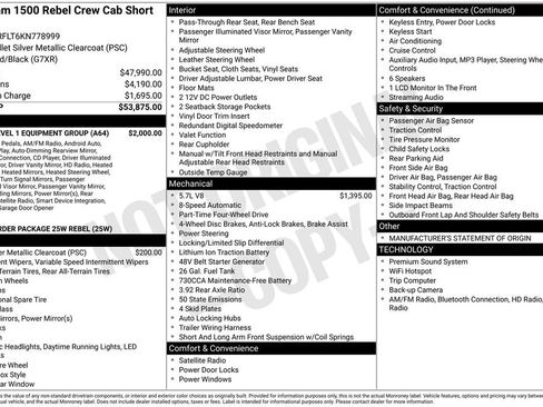 Used 2019 RAM 1500 Rebel w/ Rebel Level 1 Equipment Group image 6