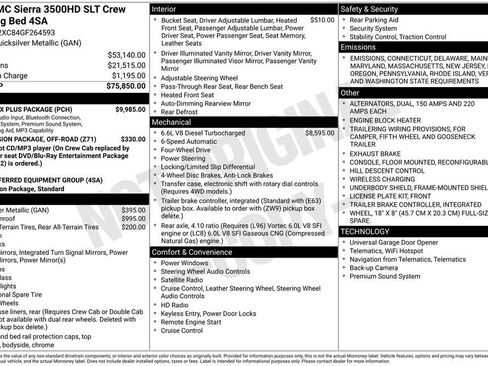 Used 2016 GMC Sierra 3500 SLT w/ Duramax Plus Package image 38