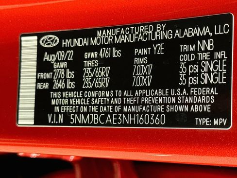 Used 2022 Hyundai Tucson SEL w/ Cargo Package AWD/4WD image 16