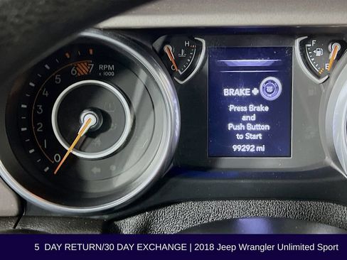 Used 2018 Jeep Wrangler Unlimited Sport AWD/4WD image 16