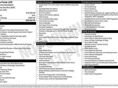 Used 2021 Kia Forte LXS FWD image 5