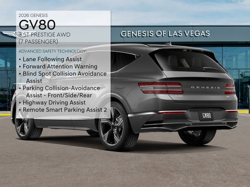 New 2026 Genesis GV80 3.5T Prestige image 7